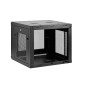 StarTech.com Armadio Rack 19" 9U a 4 Montanti a Muro - Server Rack 19 Pollici con Ripiano 1U per Switch e Dispositivi di