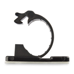 StarTech.com 100 Clip Fermacavi Autoadesivi Nero - Graffette Fermacavo Adesive da Scrivania per Cavi Elettrici Rete - Supporto