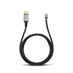 StarTech.com Adattatore da USB-C a RJ9 da 1,8m per telefono fisso o cuffie con cavo wireless, utilizza l'hardware della linea