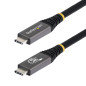 StarTech.com Cavo USB4 da 1m, Cavo USB-C Certificato USB-IF, 80Gbps, PD240W, 8K120Hz / 4K240Hz DP2.1 DP80, Cavetto Tipo-C