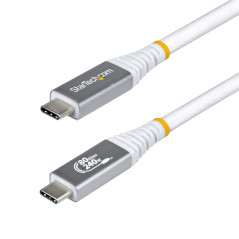 StarTech.com Cavo USB4 da 1,5 m, Cavo USB-C Certificato USB-IF, 80Gbps, PD240W, 8K120Hz   4K240Hz DP2.1 DP80, Cavetto Tipo-C