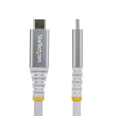 StarTech.com Cavo USB4 da 3m, Cavo USB-C Certificato USB-IF, 20 Gbps, PD60W, DP 1.4 4K120Hz, Resistente Cavetto Tipo-C Doppio