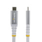 StarTech.com Cavo USB4 da 3m, Cavo USB-C Certificato USB-IF, 20 Gbps, PD60W, DP 1.4 4K120Hz, Resistente Cavetto Tipo-C Doppio