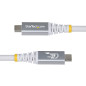 StarTech.com Cavo USB4 da 3m, Cavo USB-C Certificato USB-IF, 20 Gbps, PD60W, DP 1.4 4K120Hz, Resistente Cavetto Tipo-C Doppio