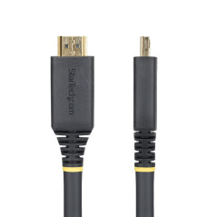 StarTech.com Cavo HDMI attivo ad alta velocità da 15 m con connettori a presa salda, 4K 60 Hz 1440p 144 Hz, HDR10 HDCP 2.2 ARC,