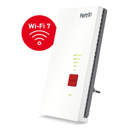 Repeater FRITZ! 2700 International Ripetitore di rete 6500 Mbit s Bianco