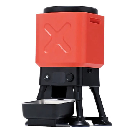 Petoneer Titan 14L distributore di cibo e acqua per cani e gatti Acrilonitrile butadiene stirene (ABS) Nero, Rosso Cane
