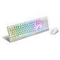 MSI Vigor GK30 Combo White tastiera Mouse incluso Gaming USB QWERTY Italiano Bianco