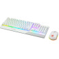 MSI Vigor GK30 Combo White tastiera Mouse incluso Gaming USB QWERTY Italiano Bianco