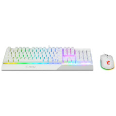 MSI Vigor GK30 Combo White tastiera Mouse incluso Gaming USB QWERTY Italiano Bianco