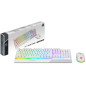 MSI Vigor GK30 Combo White tastiera Mouse incluso Gaming USB QWERTY Italiano Bianco