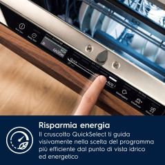 Electrolux LAVASTOVIGLIE INCASSO 60 CM - INT. TOTALE 14 COPERTI CLASSE C 44 dBA EEA28400L MADE IN EUROPE