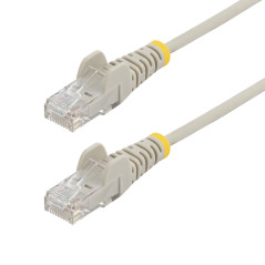 StarTech.com Cavo Ethernet CAT6 Verde da 15m Patch UTP con Plug RJ45 Antigroviglio e Rilievi di Trazione, Cavo Lan Slim in Rame