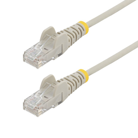 StarTech.com Cavo Ethernet CAT6 Verde da 15m Patch UTP con Plug RJ45 Antigroviglio e Rilievi di Trazione, Cavo Lan Slim in Rame