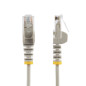 StarTech.com Cavo Ethernet CAT6 Verde da 15m Patch UTP con Plug RJ45 Antigroviglio e Rilievi di Trazione, Cavo Lan Slim in Rame