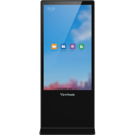 Viewsonic EP5542T visualizzatore di messaggi Design totem 139,7 cm (55") LED 450 cd m² 4K Ultra HD Nero Touch screen Android 8.0