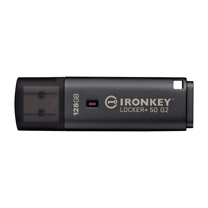 Kingston Technology IronKey 128GB Locker Plus 50 G2, FIPS 197, AES-256