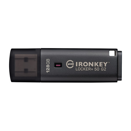 Kingston Technology IronKey 128GB Locker Plus 50 G2, FIPS 197, AES-256