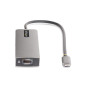 StarTech.com Hub USB-C a 3 porte con Ethernet da 2,5 Gbps e porta Power Delivery Pass-through da 100W, USB 3.2 10Gbps, 2x