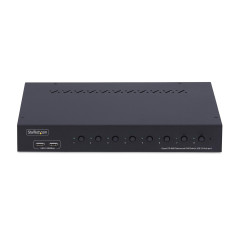 StarTech.com KVM Switch DisplayPort a 8 Porte con Kit Rack da 1U, 4K DP 1.2, hub USB a 4 Porte, Commutazione con Tasti a Scelta