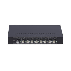 StarTech.com KVM Switch DisplayPort a 8 Porte con Kit Rack da 1U, 4K DP 1.2, hub USB a 4 Porte, Commutazione con Tasti a Scelta
