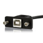 StarTech.com Cavo USB a pannello 91 cm B ad B - F/M StarTech.com Cavo USB a pannello 91 cm B ad B - F/M