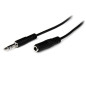 StarTech.com Cavo audio di prolunga stereo slim da 3,5 mm 2 m - M/F StarTech.com Cavo audio di prolunga stereo slim da 3,5 mm 2 m - M/F