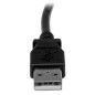 StarTech.com Cavo USB 2.0 A a B con angolare destro da 2 m - M/M