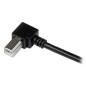 StarTech.com Cavo USB 2.0 A a B con angolare destro da 2 m - M/M
