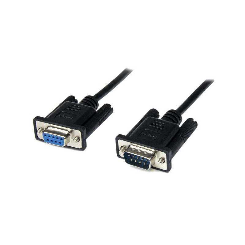 StarTech.com Cavo seriale null modem DB9 RS232 nero 2 m - F/M StarTech.com Cavo seriale null modem DB9 RS232 nero 2 m - F/M