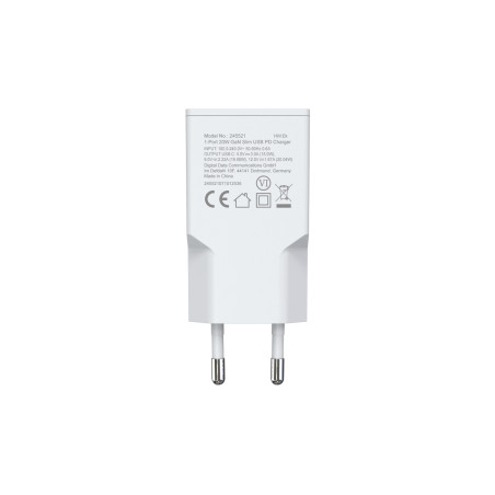 Equip 245521 Caricabatterie per dispositivi mobili Universale Bianco AC Ricarica rapida Interno