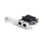 StarTech.com Scheda di Rete PCIe Gigabit a 2 Porte 5G, Interfaccia LAN PCI Express 5G/2,5G/1G/100M/10M, Realtek RTL8126, NIC StarTech.com Scheda di Rete PCIe Gigabit a 2 Porte 5G, Interfaccia LAN PCI Express 5G/2,5G/1G/100M/10M, Realtek RTL8126, NIC