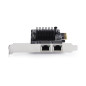 StarTech.com Scheda di Rete PCIe Gigabit a 2 Porte 5G, Interfaccia LAN PCI Express 5G/2,5G/1G/100M/10M, Realtek RTL8126, NIC StarTech.com Scheda di Rete PCIe Gigabit a 2 Porte 5G, Interfaccia LAN PCI Express 5G/2,5G/1G/100M/10M, Realtek RTL8126, NIC