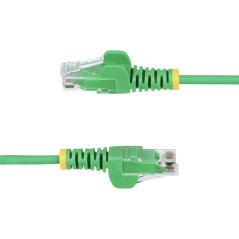StarTech.com Cavo Ethernet CAT6 Verde da 50cm Patch UTP con Plug RJ45 Antigroviglio e Rilievi di Trazione, Cavo Lan Slim in