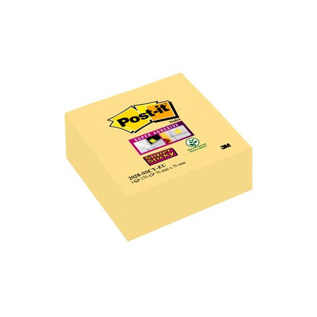 Post-It 2028-SSCY-EU pouch autoadesiva Quadrato Giallo 350 fogli Autoadesivo