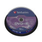 Verbatim DVD+R Matt Silver 4,7 GB 10 pz