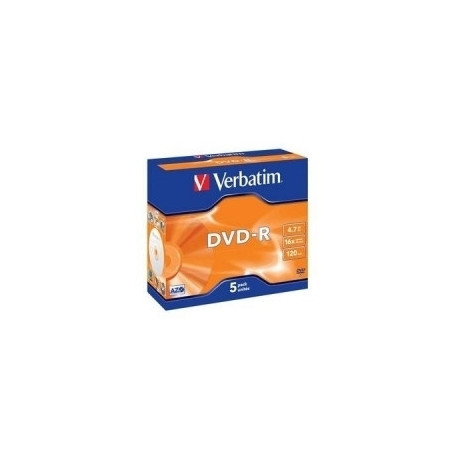 Verbatim DVD-R Matt Silver 4,7 GB 5 pz
