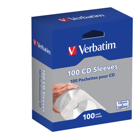 Verbatim 100 custodie per CD (carta)