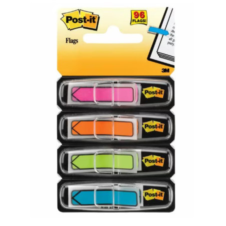 3M 7000144925 scheda per indice Blu, Verde, Arancione, Viola 96 pz