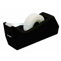 Scotch 7000028837 dispenser nastro adesivo Metallo, Plastica Nero