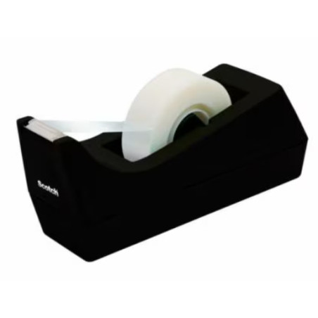 Scotch 7000028837 dispenser nastro adesivo Metallo, Plastica Nero