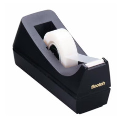 Scotch 7000028837 dispenser nastro adesivo Metallo, Plastica Nero