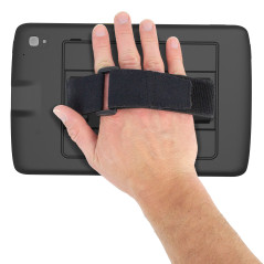 InfoCase FM-XBKHS-ET4X10 accessorio per custodia del tablet Cinghia Nero