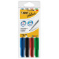 BIC Velleda 1741 evidenziatore 4 pz Tipo di punta Nero, Blu, Verde, Rosso