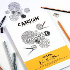 Canson Graduate Bristol Foglio d'arte 20 fogli
