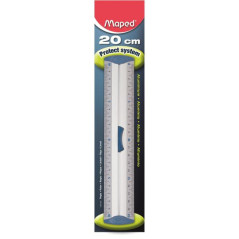 Maped 120120 righello 200 mm Alluminio
