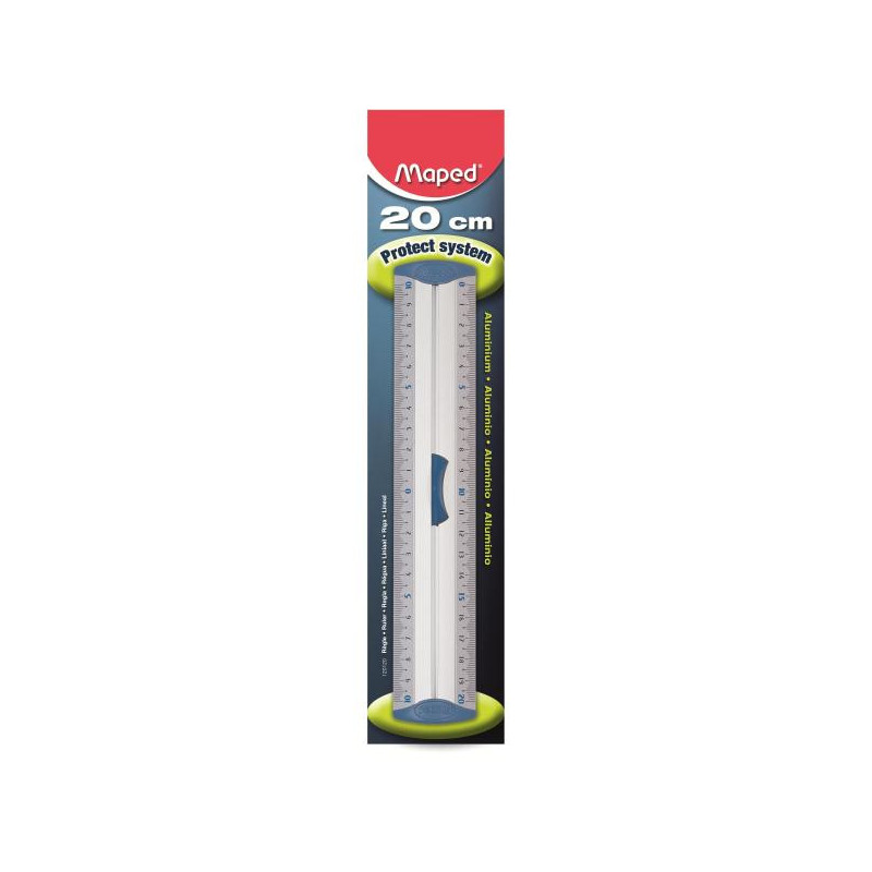 Maped 120120 righello 200 mm Alluminio