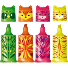 Maped 743677 evidenziatore 4 pz Multicolore