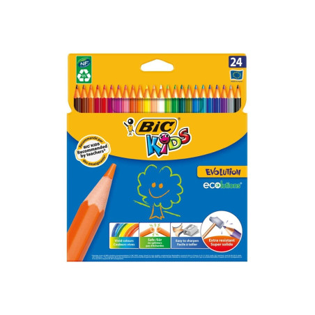 BIC 937515 pastello colorato Colori assortiti 24 pz