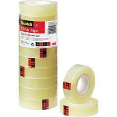 Scotch Torre nastri adesivi trasparenti ® 508 - 10 rotoli 15mm x33m